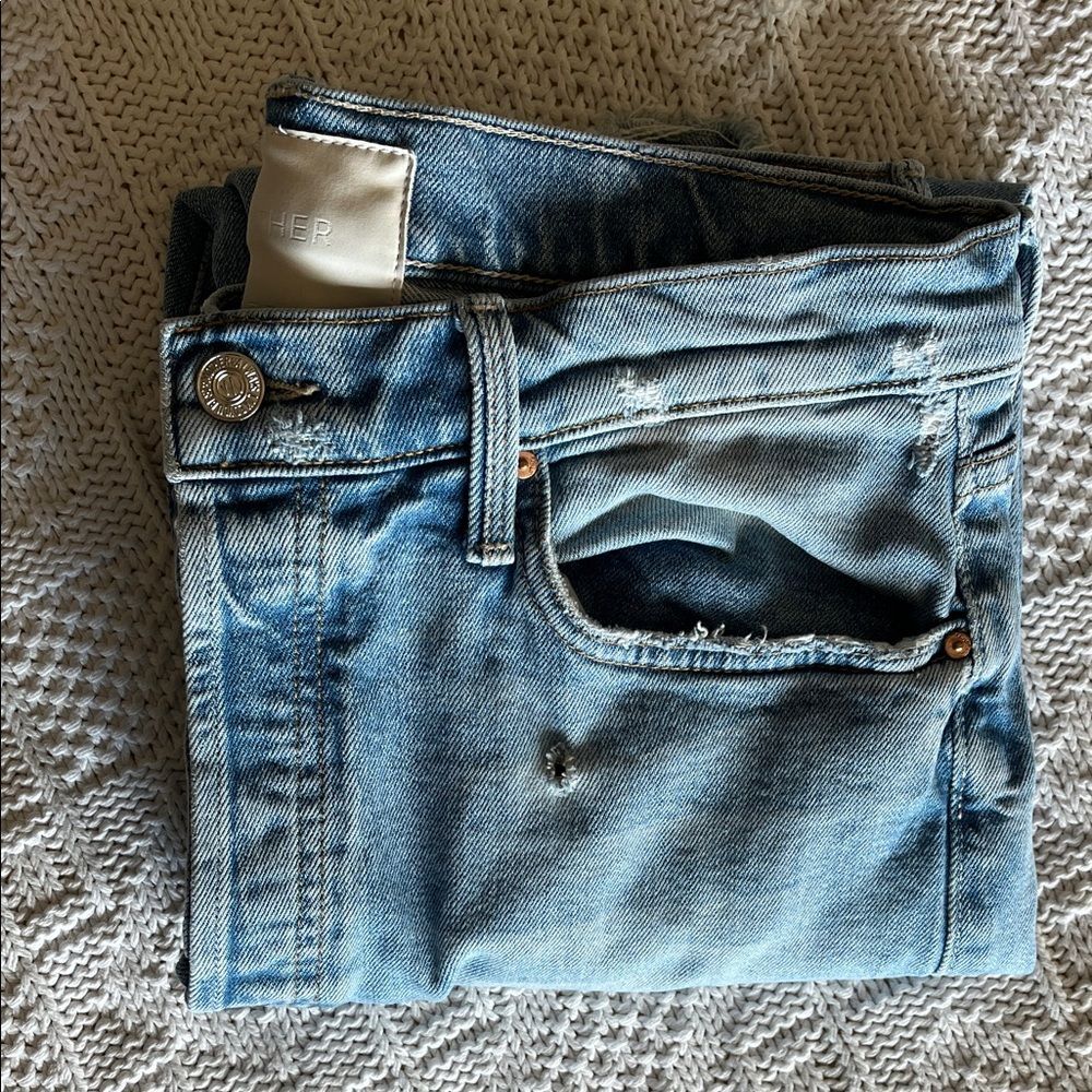 MOTHER Superior Denim The Tomcat “The Confession” Distressed Jeans Sz 31 - Picture 15 of 15